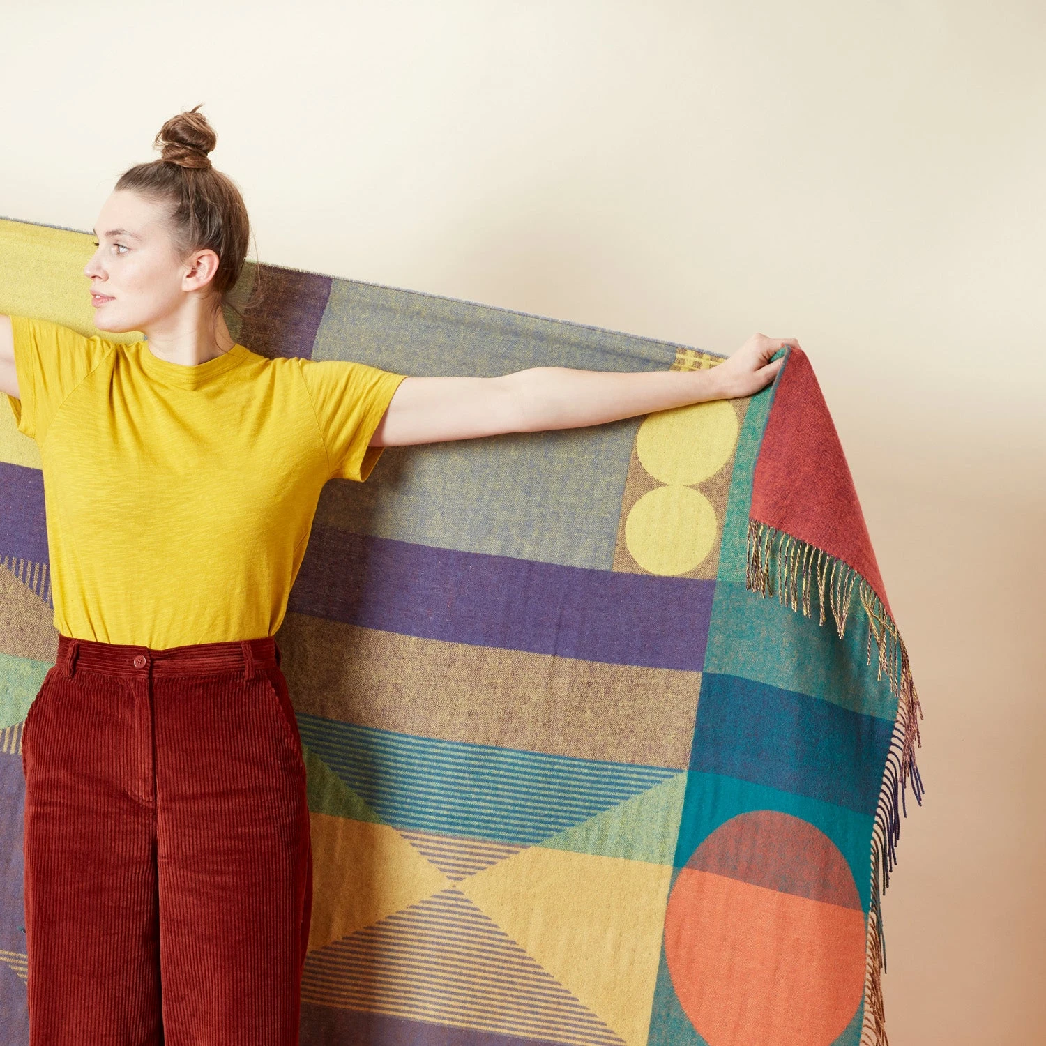 Donna Wilson Carnival Lambswool Throw 4 Donna Wilson Carnival Lambswool Throw - Image 4