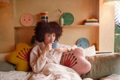 Donna Wilson Bloom Shaped Cushion - Yellow 8 Donna Wilson Bloom Shaped Cushion - Yellow -Donnawilson Shop BloomCushions TreePlate FaceMug S2 SS25 Heks LoRes