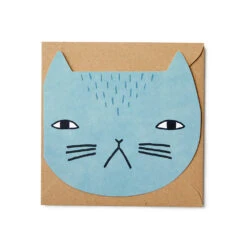 Donna Wilson Cat Cut-Out Card
