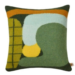 Donna Wilson Huddle Square Cushion - Green / Large