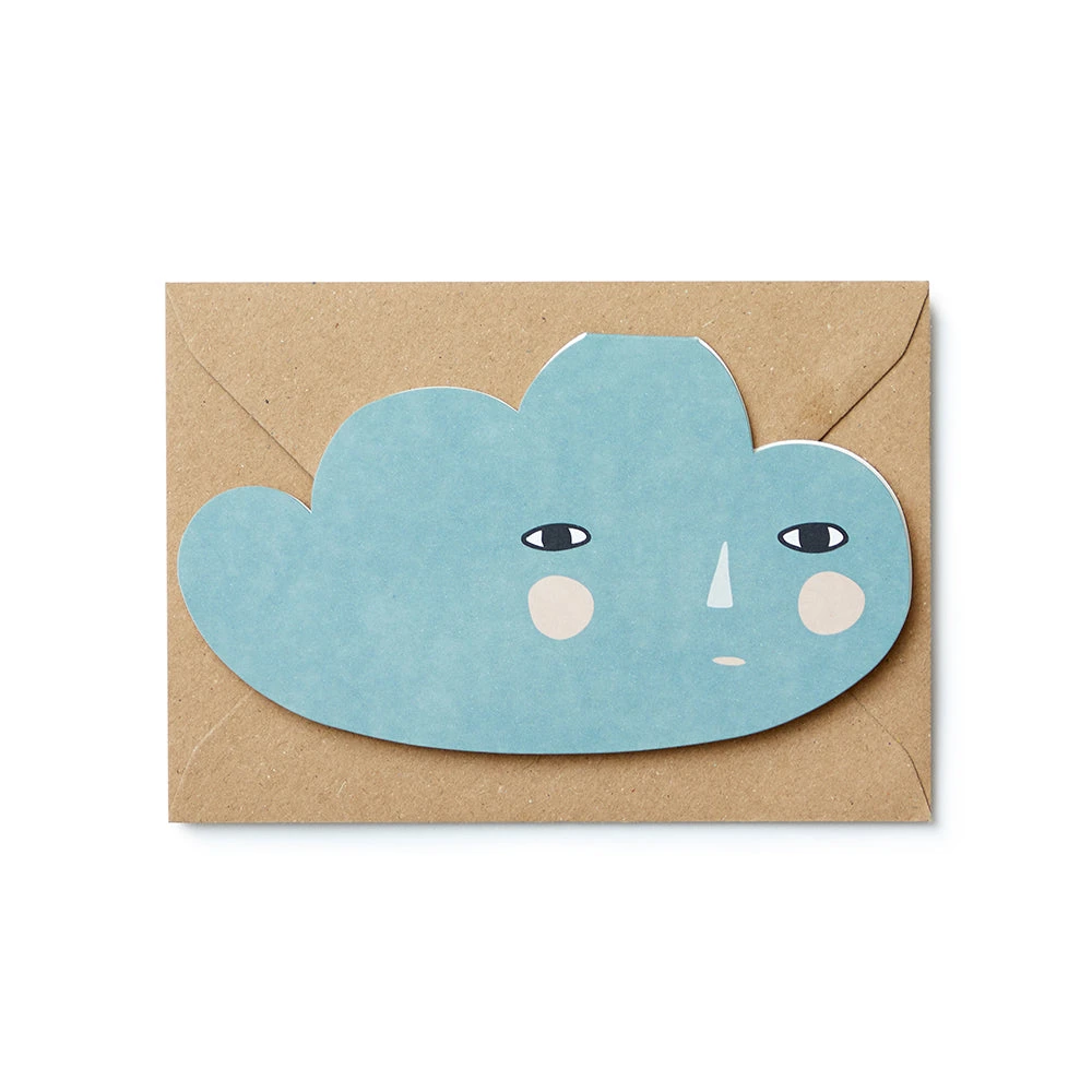 Donna Wilson Cloud Cut-Out Card 1 Donna Wilson Cloud Cut-Out Card