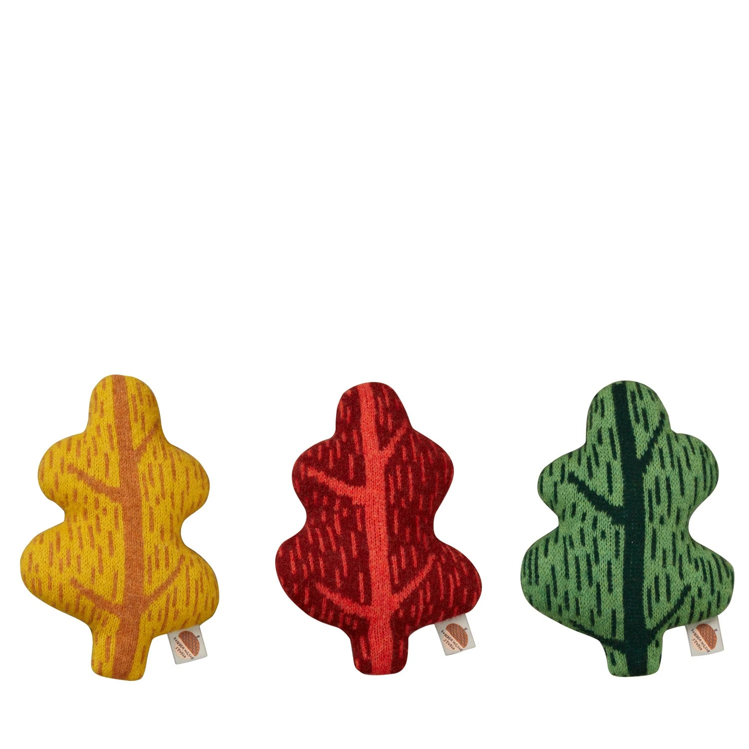 Donna Wilson Leaf Mini Shaped Cushion - Mustard 2 Donna Wilson Leaf Mini Shaped Cushion - Mustard - Image 2