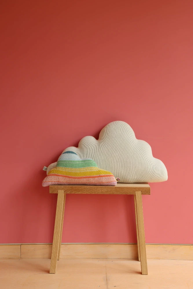 Donna Wilson Cloud Small Shaped Cushion - Rainbow 2 Donna Wilson Cloud Small Shaped Cushion - Rainbow - Image 2