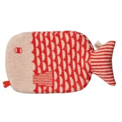 Donna Wilson Finn Hot Water Bottle - Orange