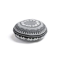 Donna Wilson Ernest Pouffe In ZigZag - Black