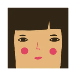 Donna Wilson Bespoke Grace Square Cushion -Donnawilson Shop GraceFairSkinBrownHairEyes