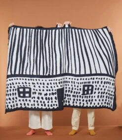 Donna Wilson House Shaped Cotton Throw -Donnawilson Shop House Shaped Cotton Throw Donna Wilson crop