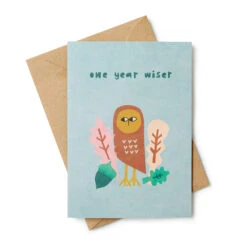 Donna Wilson One Year Wiser Card