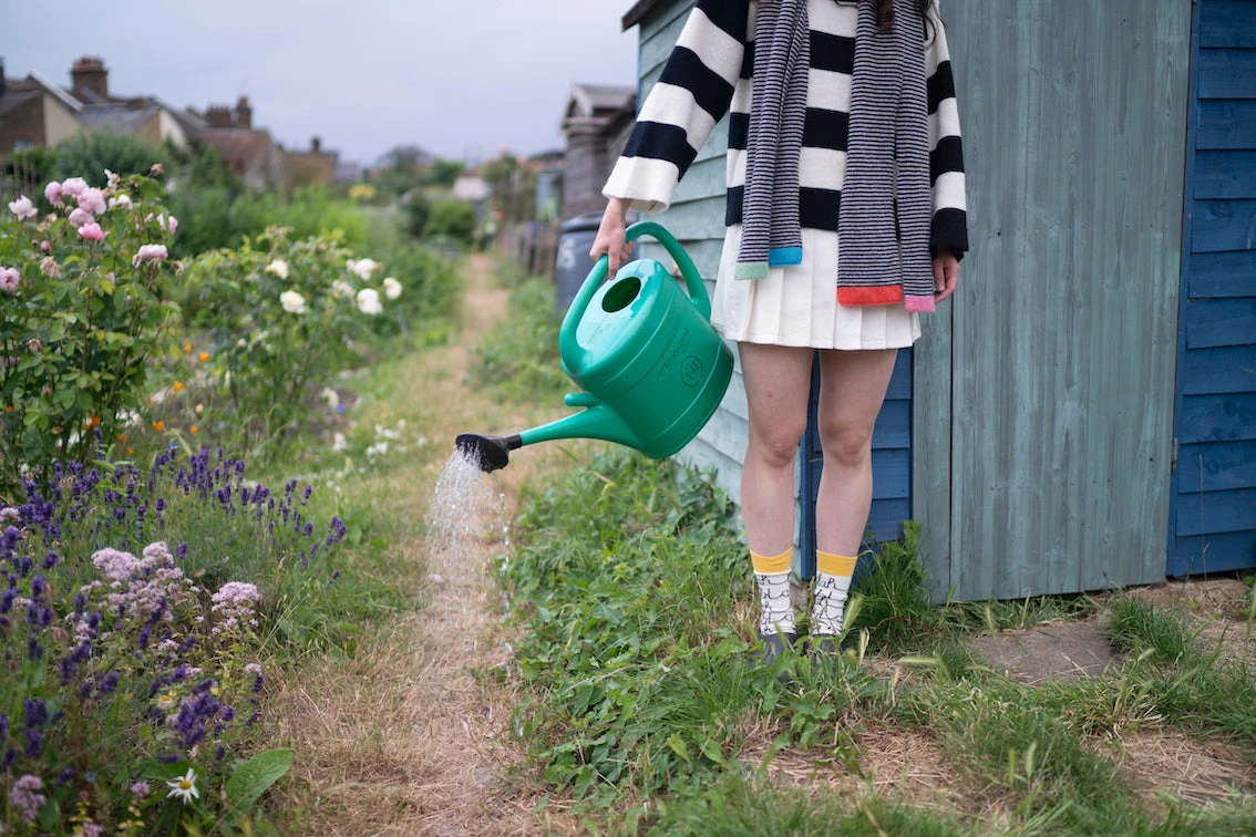 Donna Wilson Quartet Scarf - Black & White 2 Donna Wilson Quartet Scarf - Black & White - Image 2