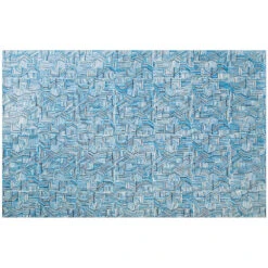 Donna Wilson Blue Line Rug - 400 X 300 Cm
