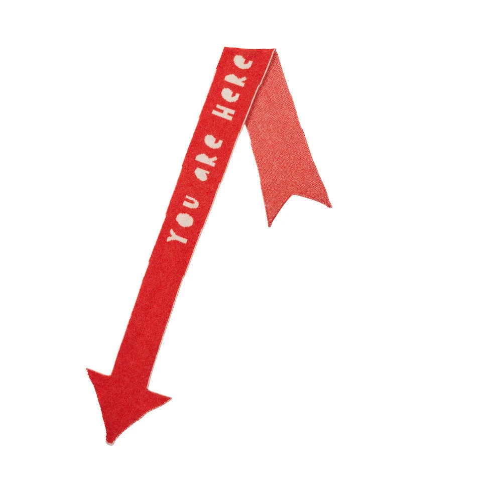 Donna Wilson Arrow Scarf / You Are Here Scarf 1 Donna Wilson Arrow Scarf / You Are Here Scarf