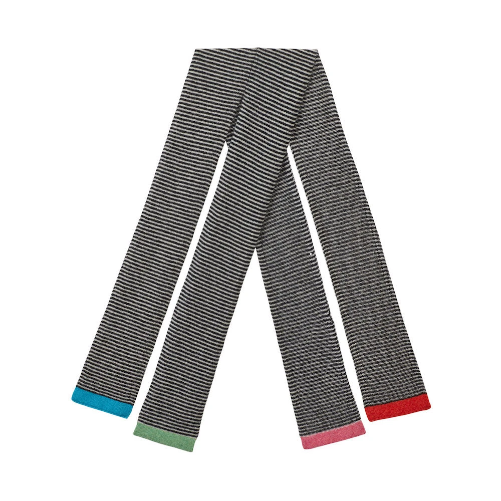 Donna Wilson Quartet Scarf - Black & White 1 Donna Wilson Quartet Scarf - Black & White