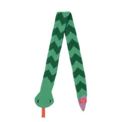 Donna Wilson Snake Scarf - Green/Pink