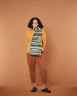 Donna Wilson Static Stripe Scarf - Turquoise -Donnawilson Shop Static Stripe Scarf Turquoise 3 Donna Wilson