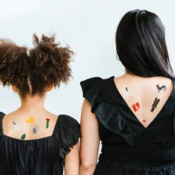 Donna Wilson Tattly Creature Crew Tattoo Sheet (Set Of 2) -Donnawilson Shop Tattly x Donna Wilson Creature Crew Tattoo Set Model 2