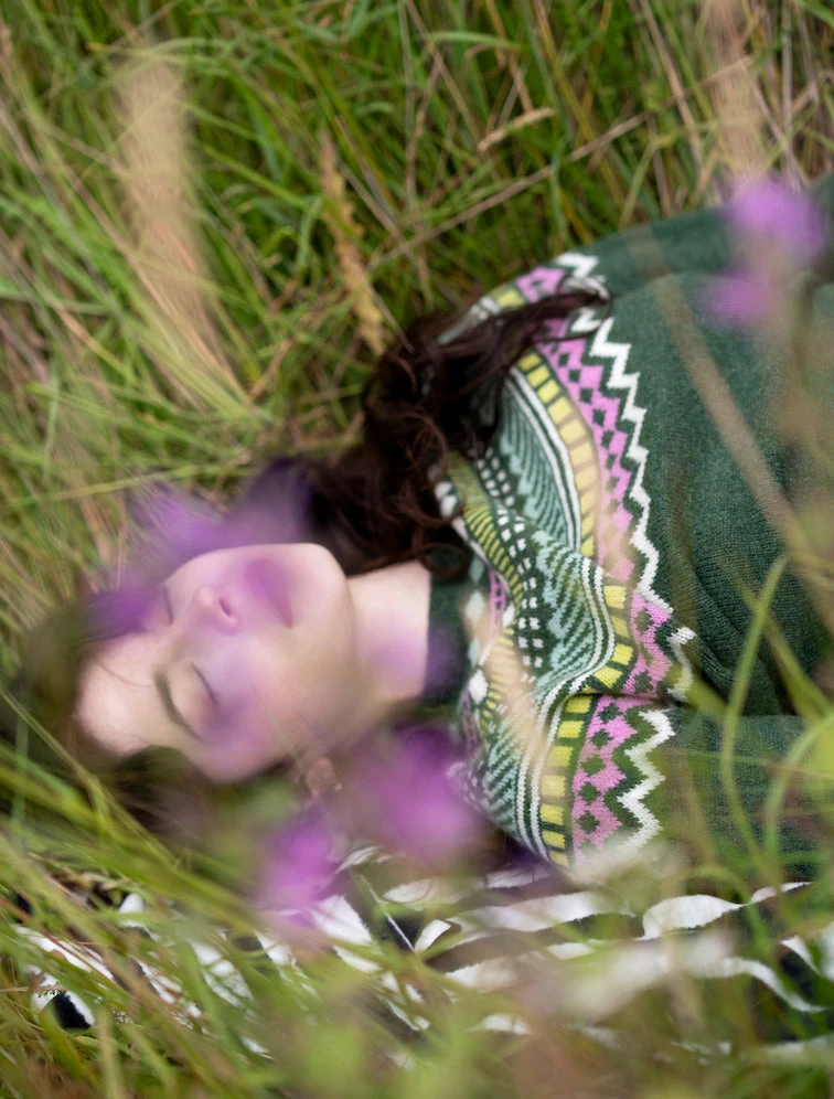 Donna Wilson AW24 Ugie Sweater Serpentine (Dark Green) 3 Donna Wilson AW24 Ugie Sweater Serpentine (Dark Green) - Image 3