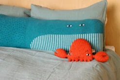 Donna Wilson Whale Bolster Cushion -Donnawilson Shop Whale Bolster Cushion and Crabby 3 Donna Wilson
