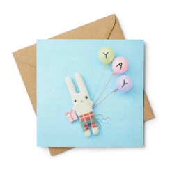 Donna Wilson YAY Rabbie Rabbit Card
