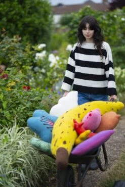 Donna Wilson Bloom Shaped Cushion - Blue -Donnawilson Shop cushions2